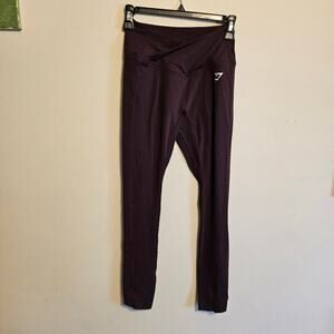 Gymshark Purple Small Criss Cross Waist Legging